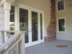 Double Set of Front Screen Doors in Topanga