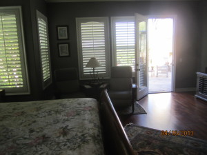 Interior View Bedroom of Retractable Screen Doors in Calabasas  | Screen Doors & Window Screens Interior View Bedroom of Retractable Screen Doors in Calabasas