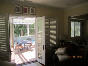 Double Set French Doors of Retractable Screen Doors in Calabasas