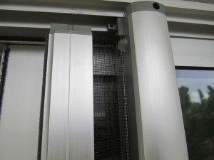 Clear Anodized Retractable Screen