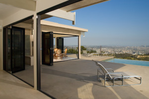 Wall screens for Bi-folding Doors overlooking the back yard
