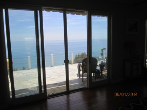 Sliding Patio Screen Doors installed in Malibu Oceanview Home