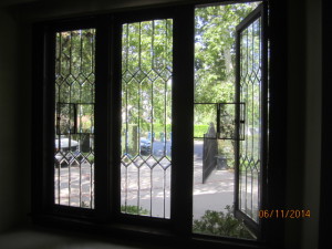 Bronze Interior Window Screens with Wickets for Crank Windows | Screen Doors & Window Screens Bronze Interior Window Screens with Wickets for Crank Windows