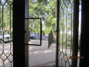 Bronze Interior Window Screens with Wickets for Crank Windows | Screen Doors & Window Screens Bronze Interior Window Screens with Wickets for Crank Windows