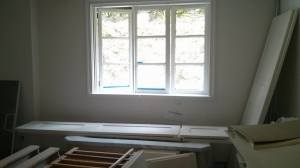 Interior aluminum window screens installed in Bel Air Home