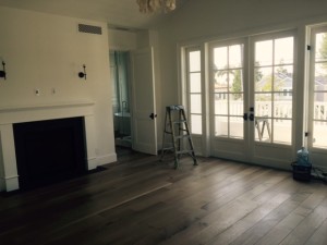 Santa Monica installation of custom made window screens in bathroom