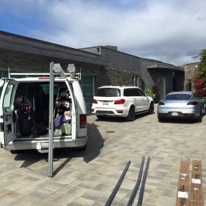 Retractable Screen Doors installed in Malibu Home