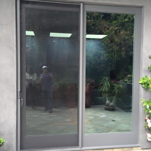 Retractable Screen Doors installed in Malibu Home