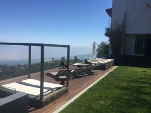 Oceanview from Backyard where a 44 x 109 screen door was installed