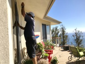Malibu Beach Retractable Screen Doors installation | Screen Doors & Window Screens Malibu Beach Retractable Screen Doors installation