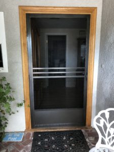 Swinging Screen Door in Woodland Hills