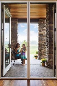 Retractable Screen Door for French Doors | Screen Doors & Window Screens Retractable Screen Door for French Doors