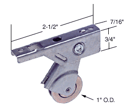 Stainless Steel Ball Bearing Roller with Top Adjustment Screw