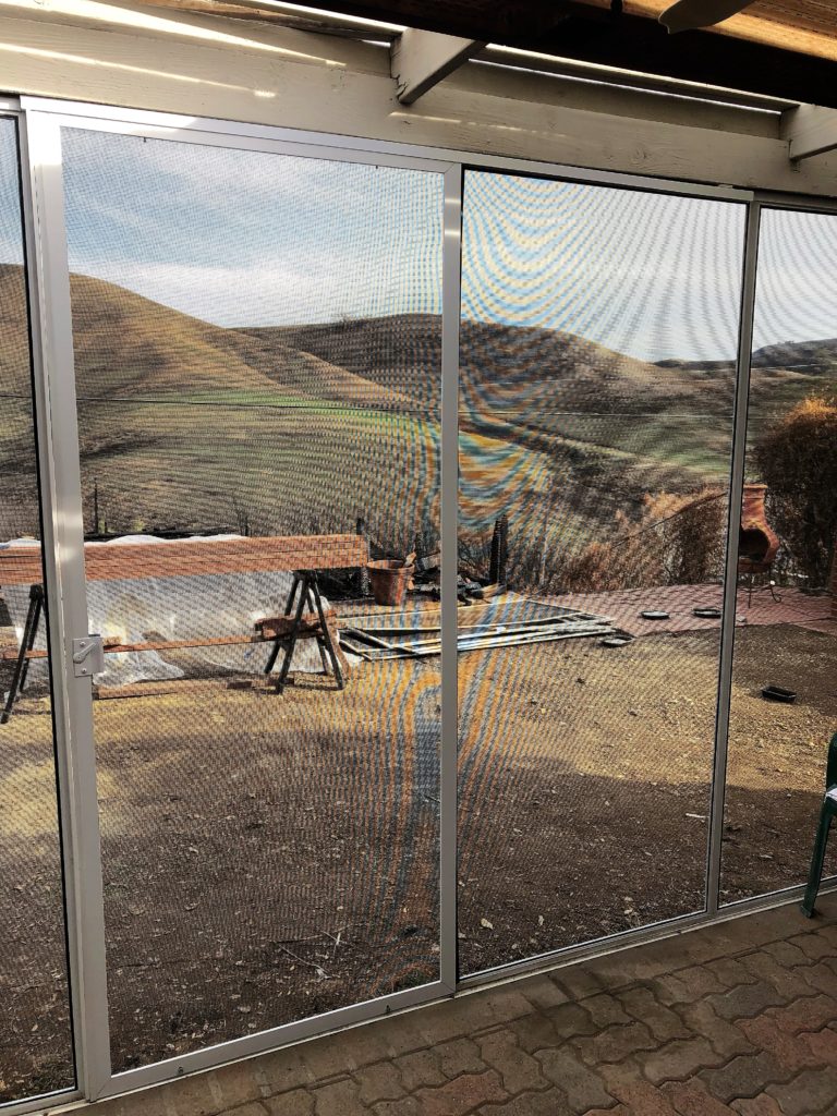 After Fire Damage Restoration (2) | Screen Doors & Window Screens