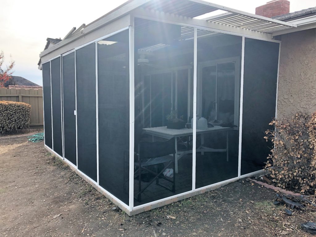 After Fire Damage Restoration 3 | Screen Doors & Window Screens