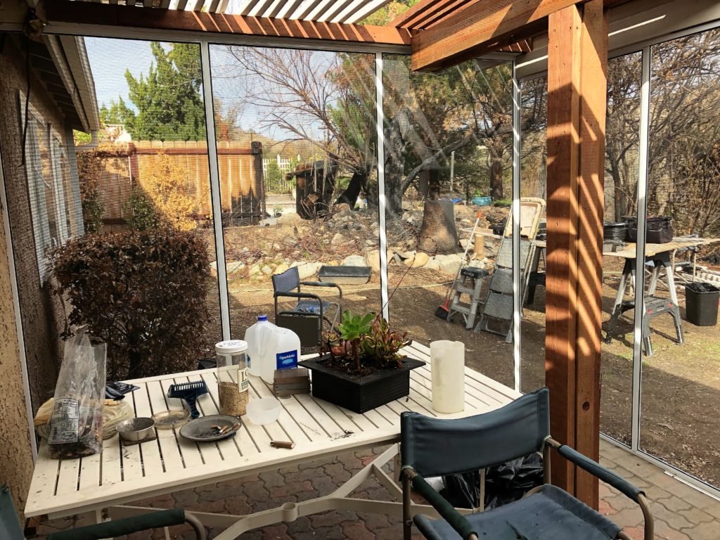 After Fire Damage Restoration 4 | Screen Doors & Window Screens