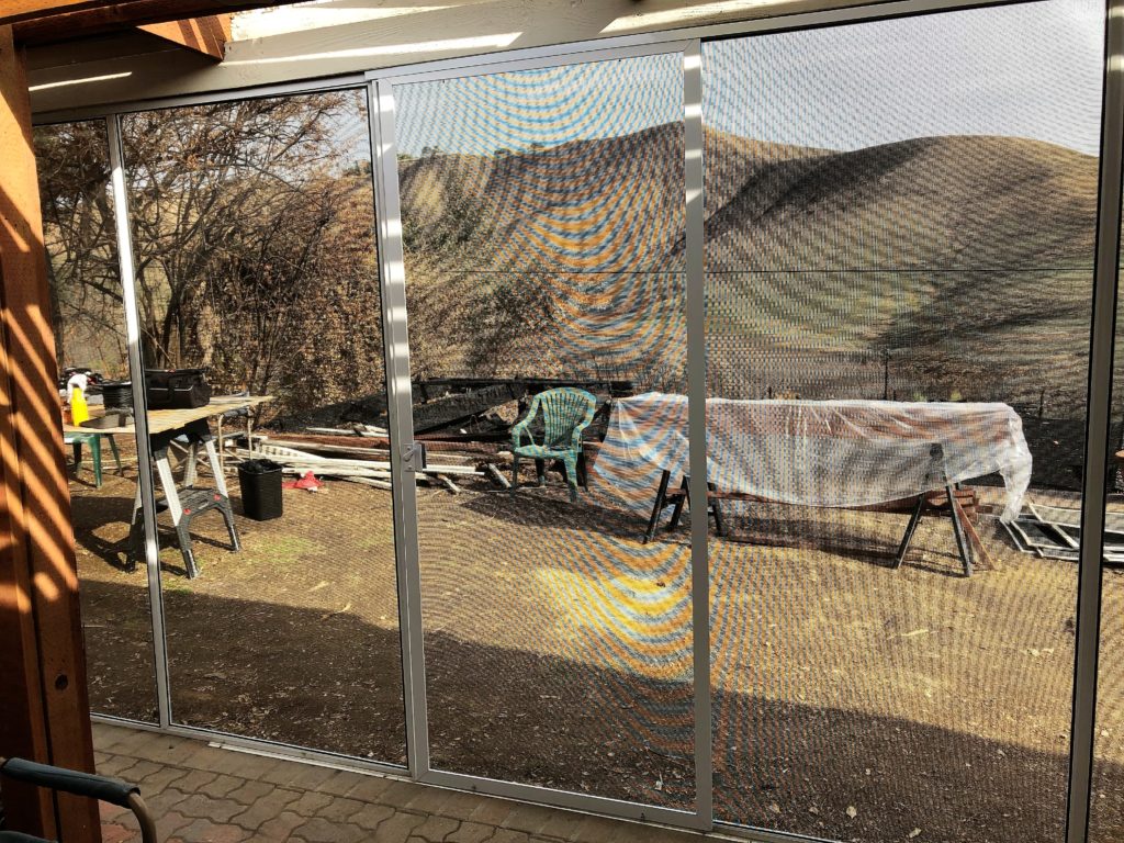 After Fire Damage Restoration 5 | Screen Doors & Window Screens