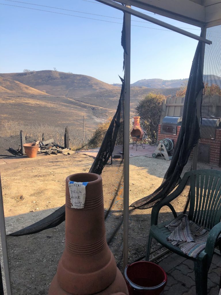 Before Fire Damage Restoration 2 | Screen Doors & Window Screens