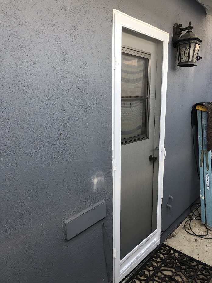 Swinging Screen Door in Thousand Oaks